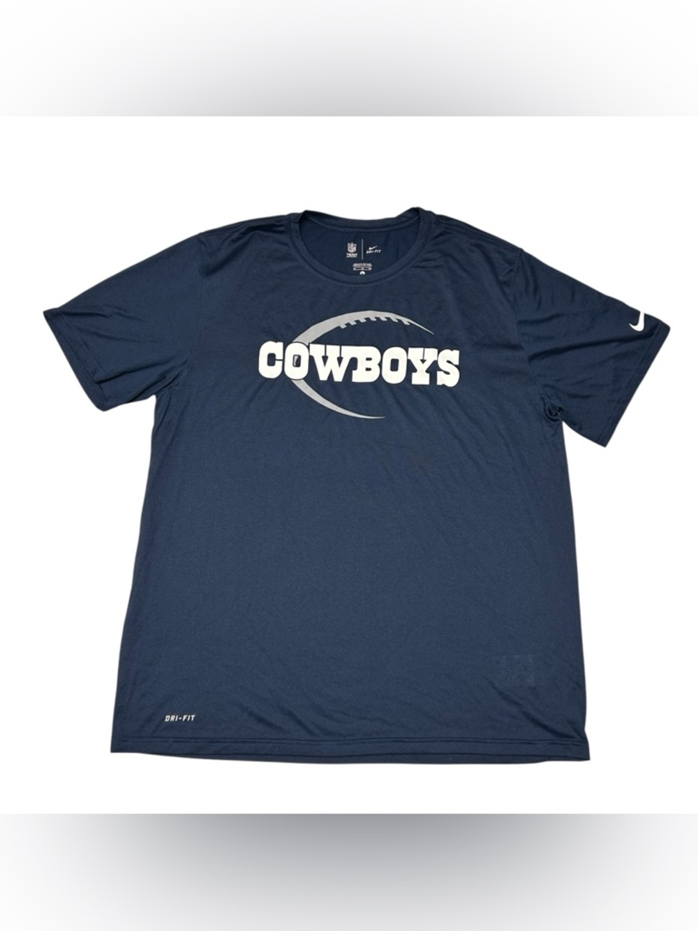 Dallas Cowboys Nike Mens Size XL Shirt NFL Fan Activewear Game Day Gym Running